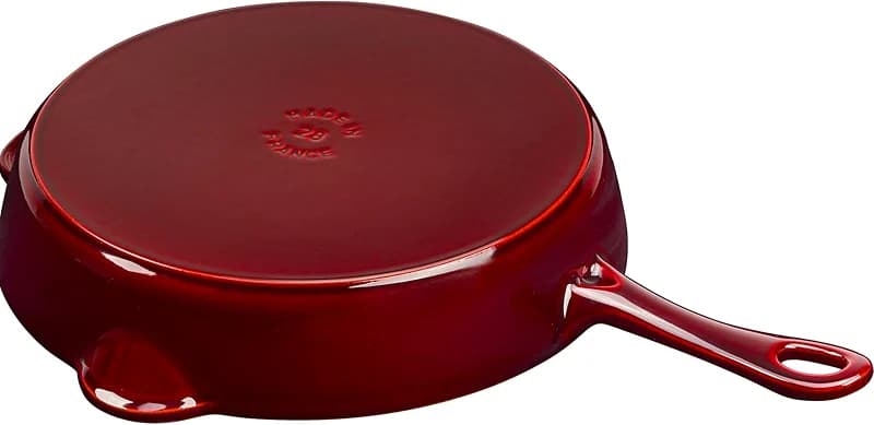 STAUB Cast Iron 11-inch Traditional Skillet - Grenadine — image 6
