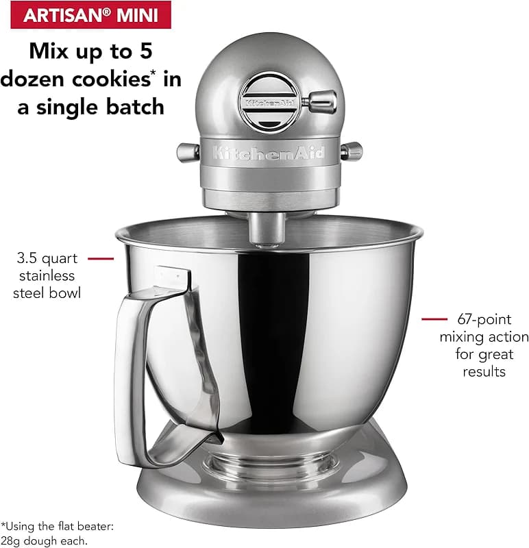 KitchenAid Artisan Mini 3.5 Quart Tilt-Head Stand Mixer - KSM3316X — image 1