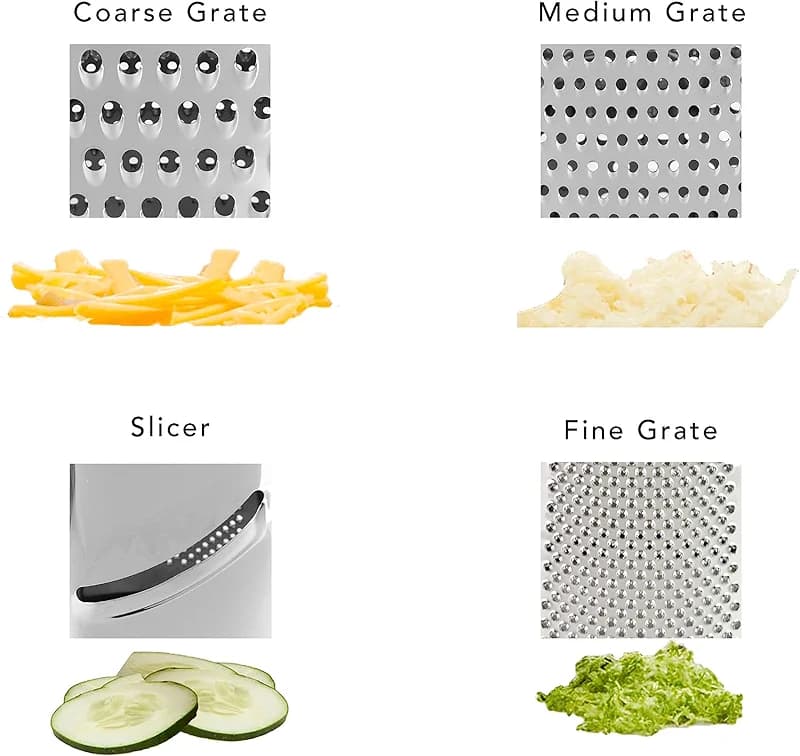 KitchenAid Gourmet 4-Sided Stainless Steel Box Grater for Fine