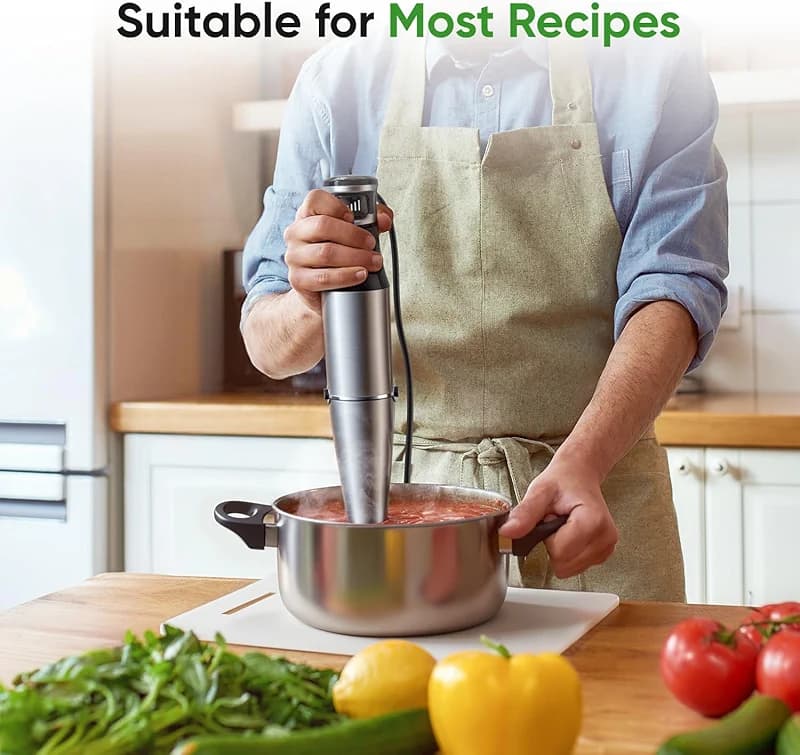Immersion Blender Handheld 1100W 3 in 1 Corded Stick Hand Blenders for — image 6
