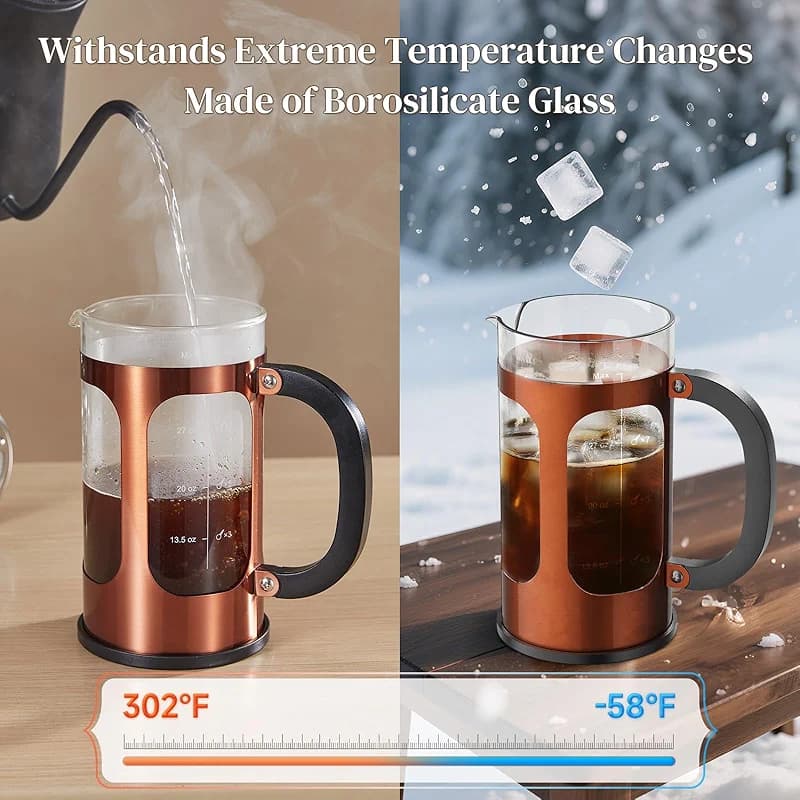 Veken French Press Coffee Maker 34oz 1 L — image 7