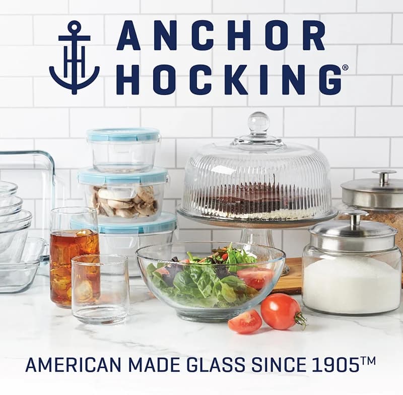 Anchor Hocking 4 Piece Glass Mixing Bowls Set – Durable — image 2