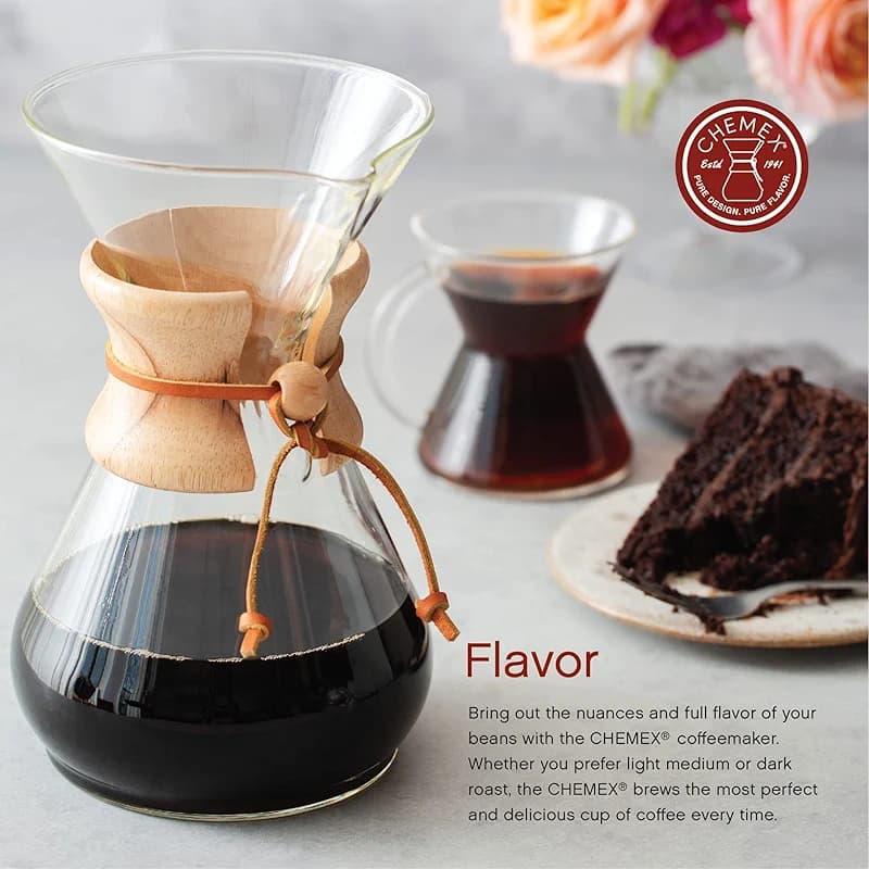 Chemex Pour-Over Glass Coffeemaker - Classic Series - 8-Cup - Exclusive — image 3