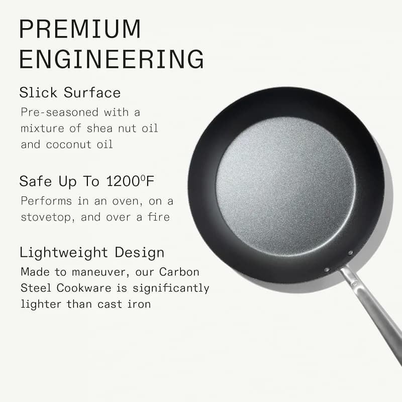 Made In Cookware - Seasoned 12" Carbon Steel Frying Pan - Professional: image 3