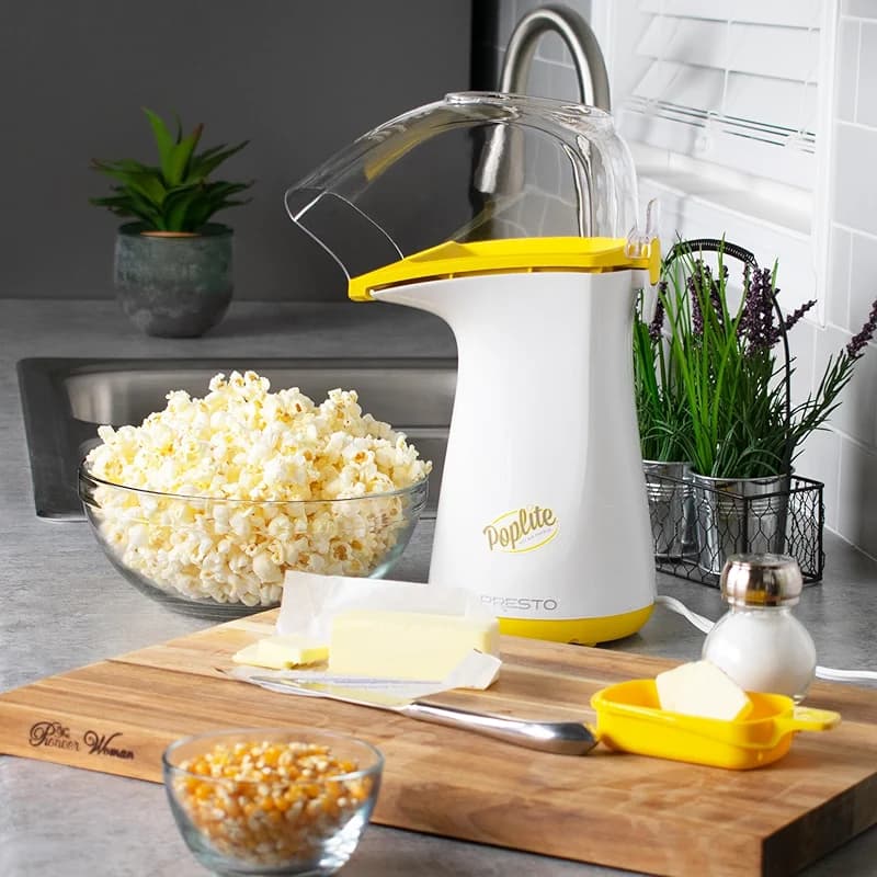 Presto 04820 Poplite Hot Air Popcorn Popper - Built-In Measuring Cup + — image 6