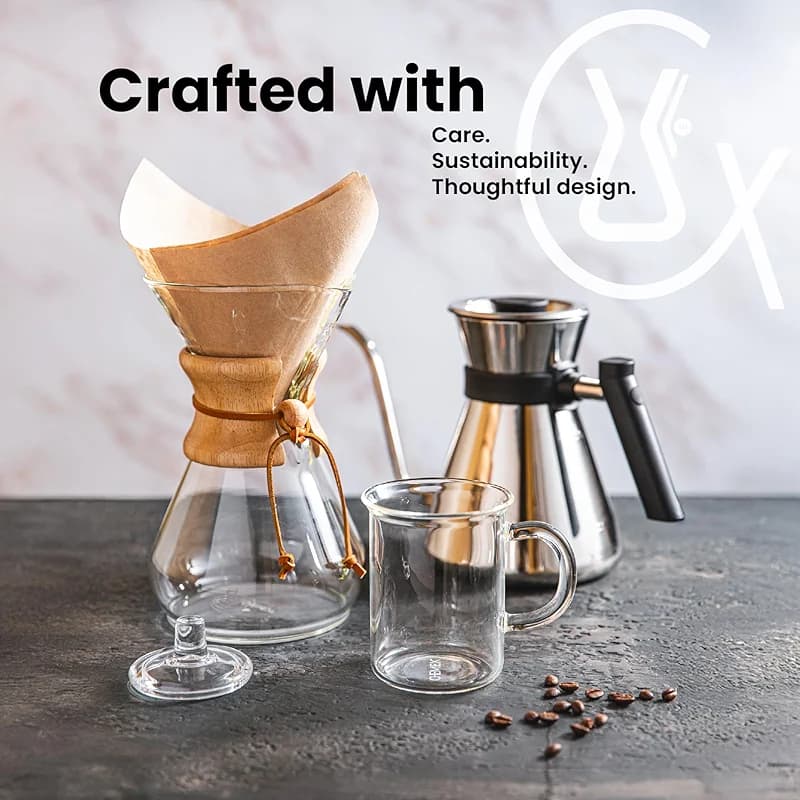 Chemex Bundle - 8-Cup Classic Series - 100 ct Square Filters - Exclusive — image 2