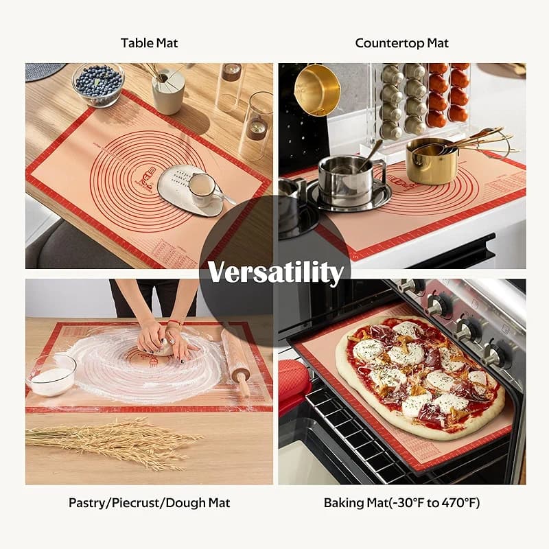 Non-slip Silicone Pastry Mat Extra Large with Measurements 36''By 24'' for — image 6