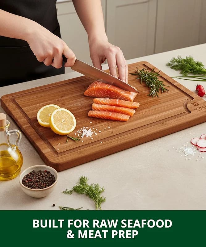 ROYAL CRAFT WOOD Wooden Cutting Boards for Kitchen Meal Prep & Serving — image 4