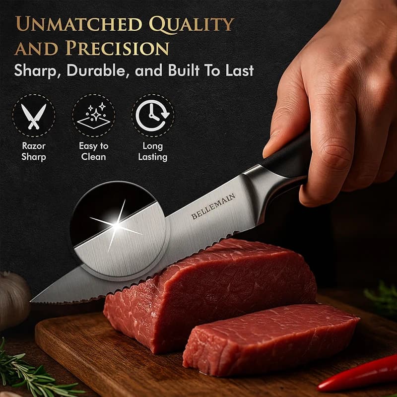 Bellemain Premium Steak Knives Set of 8 — image 6