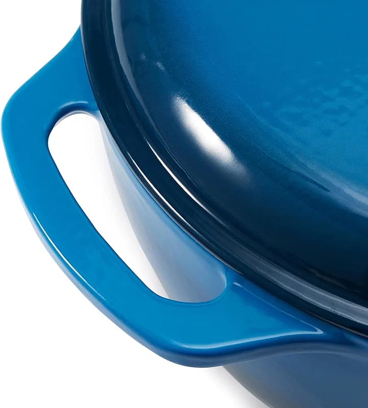 Amazon Basics Enameled Cast Iron Dutch Oven Pot with Lid — image 4