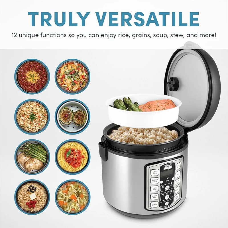 Aroma Housewares Professional Plus ARC-5000SB 20 Cup (Cooked) Digital Rice — image 3