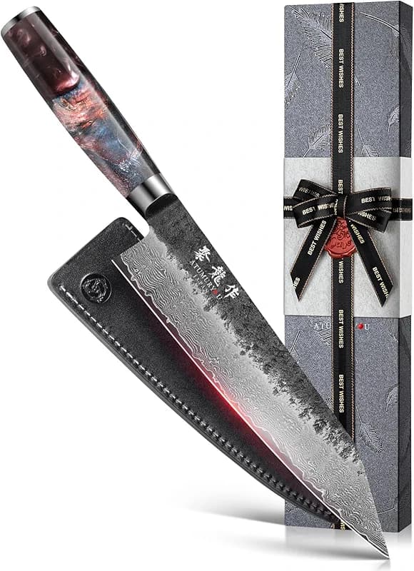 8.27 Inch Japanese Kiritsuke Chef Knife with VG10 Core