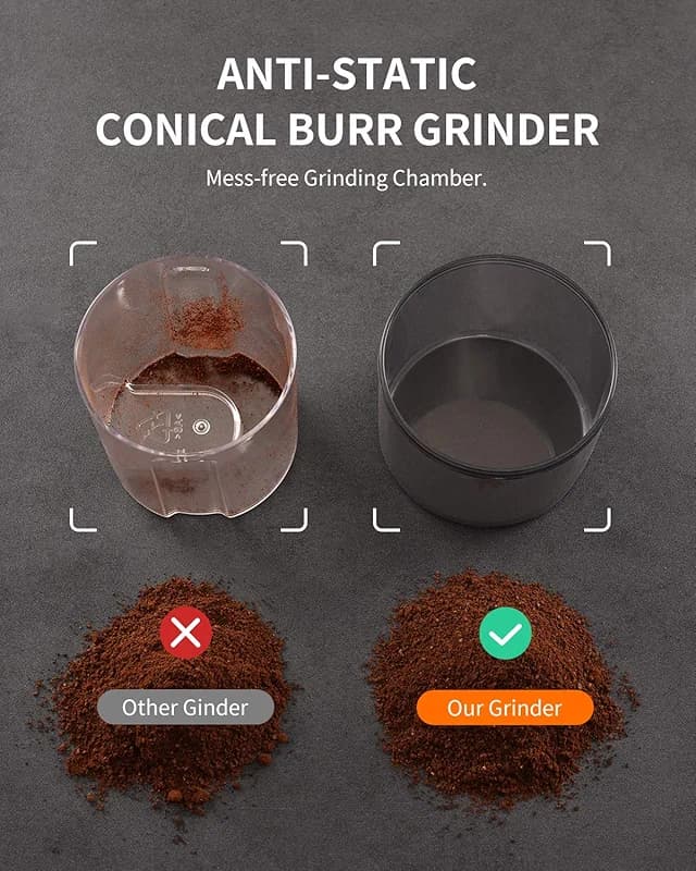 KIDISLE Conical Burr Coffee Grinder — image 1