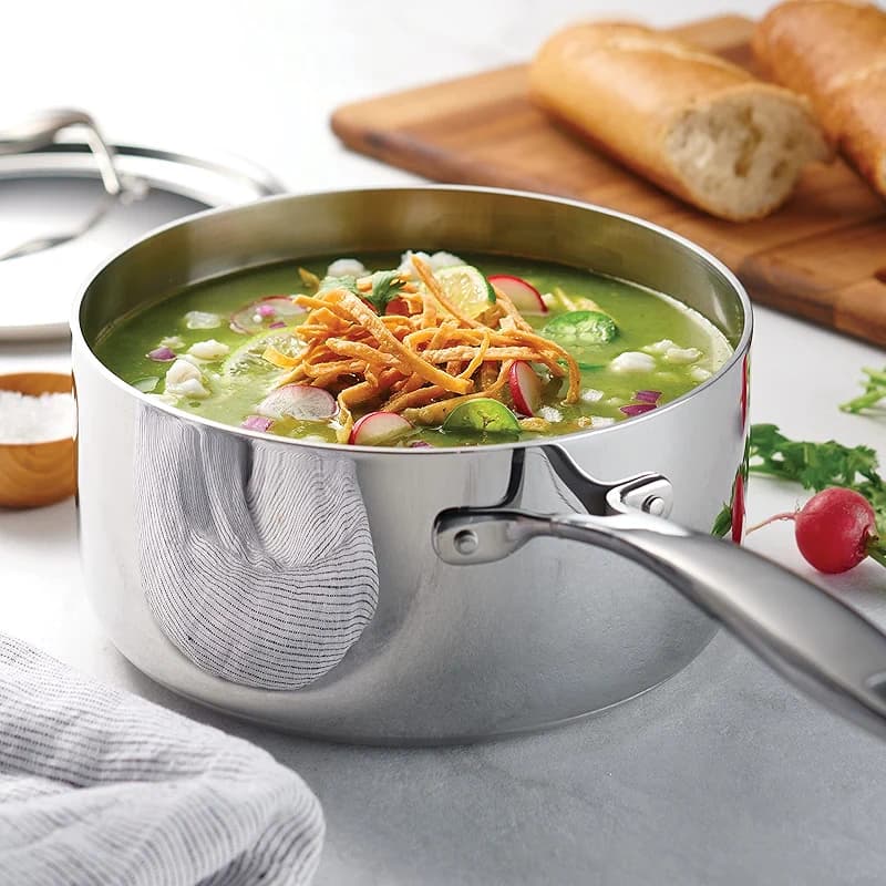 Tramontina Signature Tri-Ply Clad Stainless Steel 3-Quart Sauce Pan with