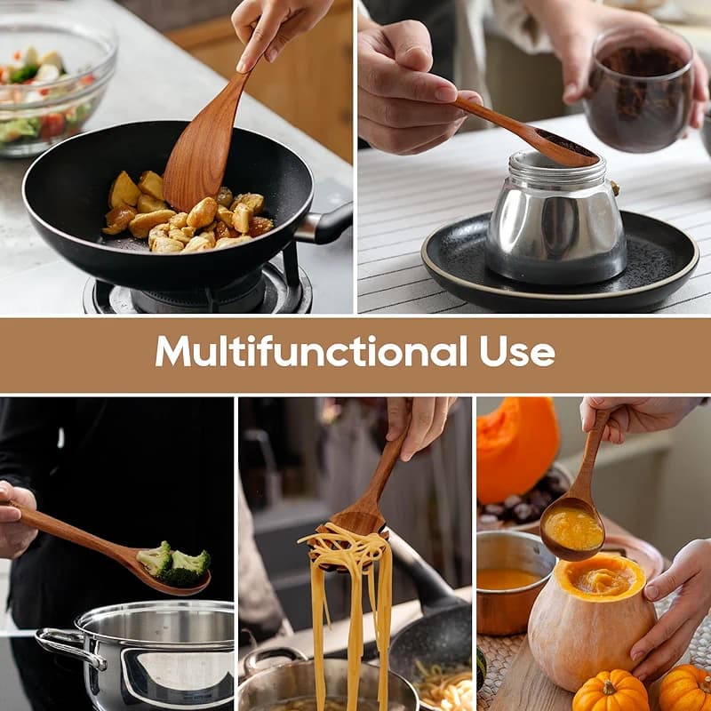 KLYRO Wooden Spoons for Cooking — image 4