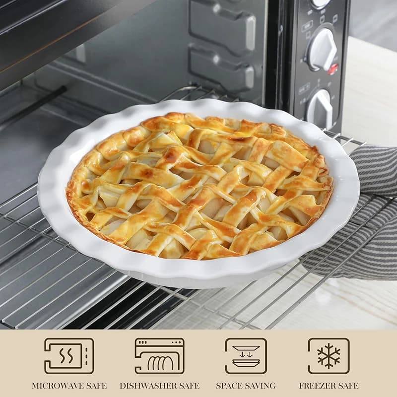 MALACASA Ceramic Pie Pan — image 5