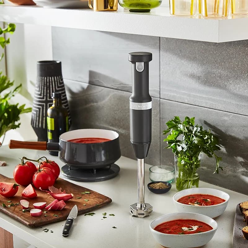 KitchenAid Cordless Variable Speed Hand Blender with Chopper and Whisk — image 7
