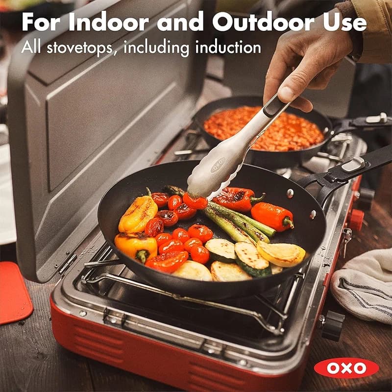 OXO Outdoor Pre-Seasoned Carbon Steel 12" Frying Pan Skillet — image 5