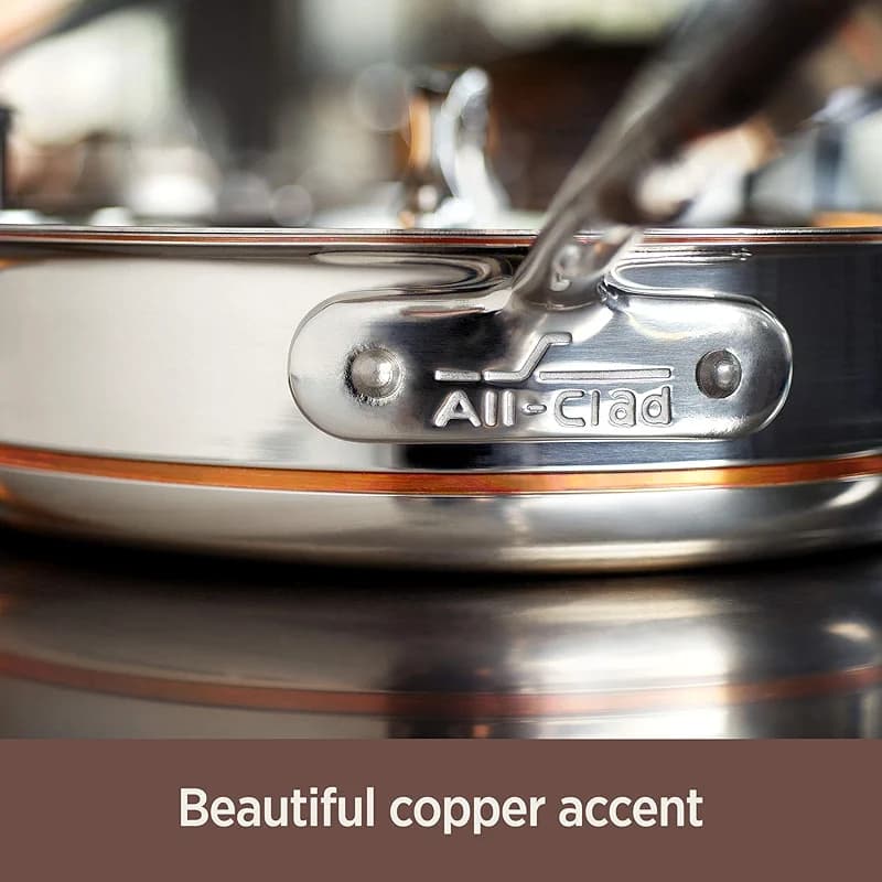 All-Clad Copper Core 5-Ply Stainless Steel Cookware Set 10 Piece Induction — image 5