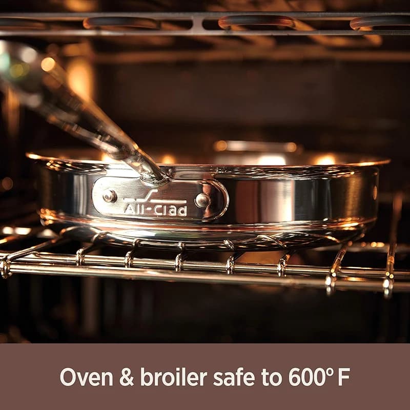 All-Clad Copper Core 5-Ply Stainless Steel Cookware Set 10 Piece Induction — image 8