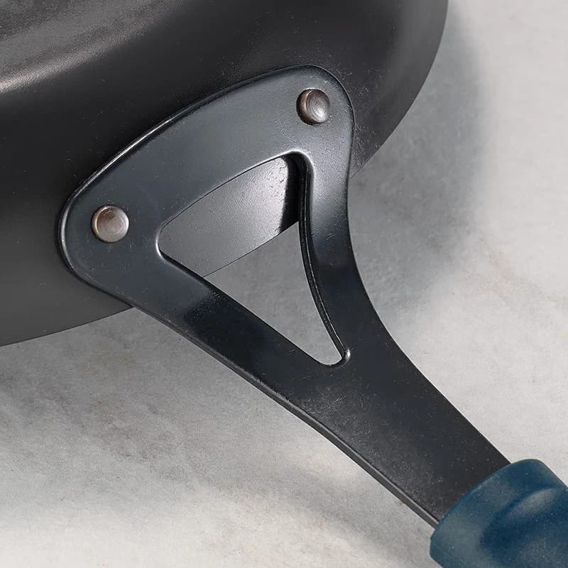 Tramontina Carbon Steel 12-Inch Large Frying Pan with Silicone Grip — image 3