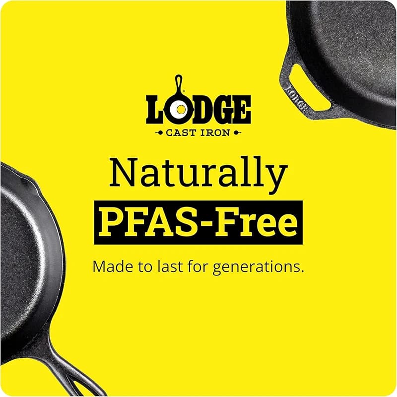 Lodge Seasoned Cast Iron Skillet 12 Inches - Quality Frying Pan for the — image 1