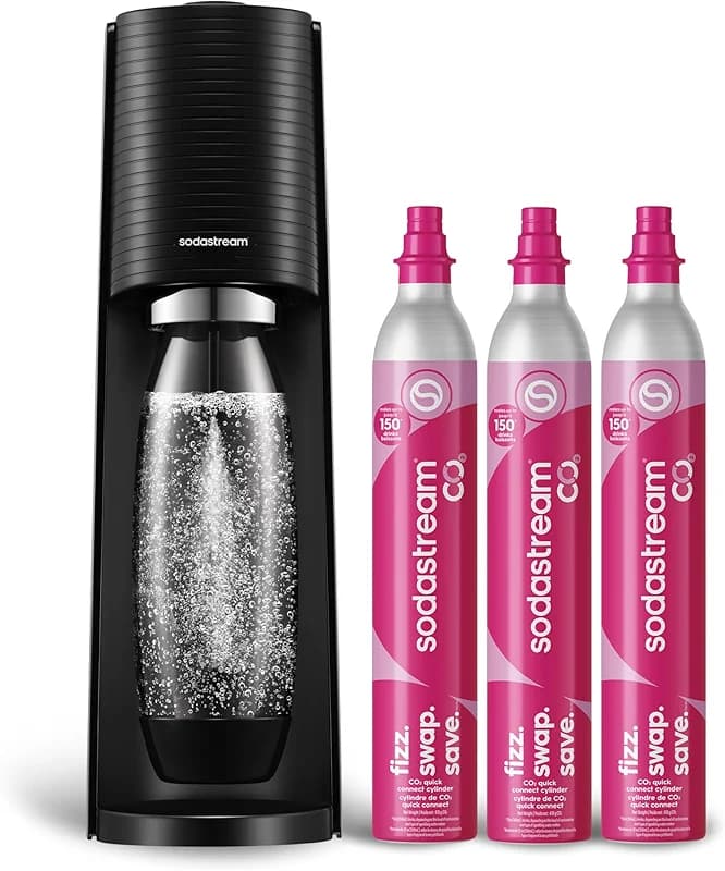 sodastream Terra Sparkling Water Maker Bundle in Black - includes 3-Pack — image 3