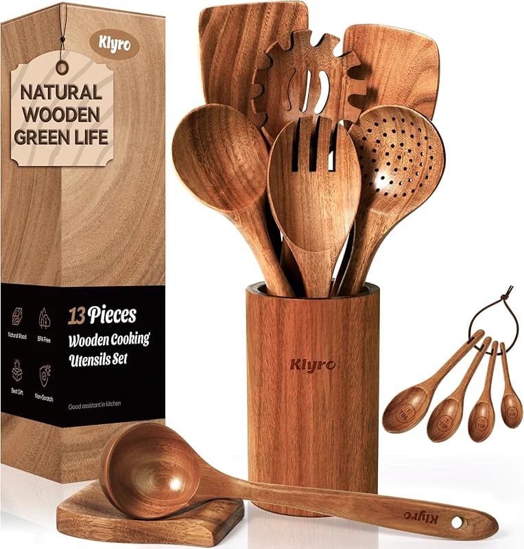 KLYRO Wooden Spoons for Cooking — image 3