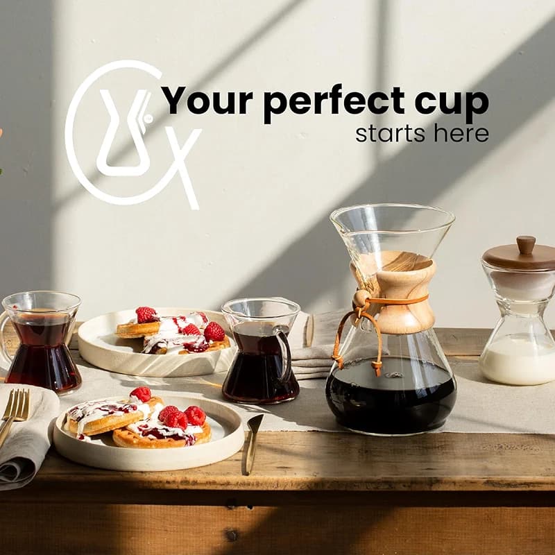 Chemex Bundle - 8-Cup Classic Series - 100 ct Square Filters - Exclusive — image 3