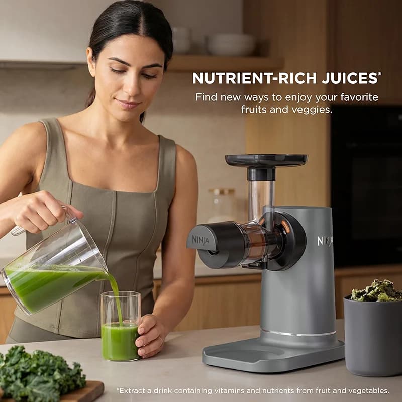 Ninja NeverClog Cold Press Juicer | Powerful Electric Slow Masticating — image 5