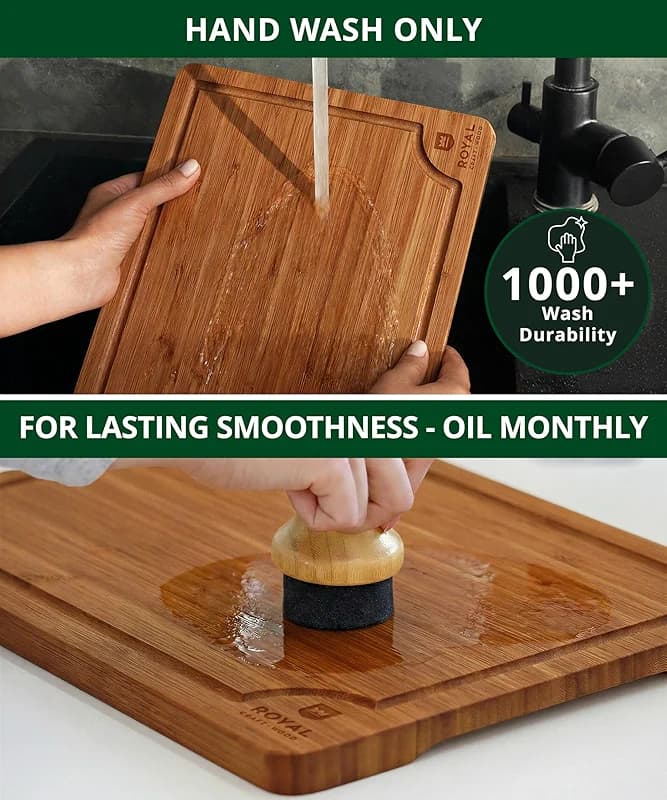 ROYAL CRAFT WOOD Wooden Cutting Boards for Kitchen Meal Prep & Serving — image 7
