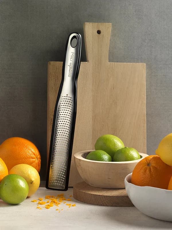 Microplane Elite Series Lemon Zester and Parmesan Cheese Grater (Black) — image 1