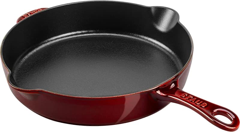 STAUB Cast Iron 11-inch Traditional Skillet - Grenadine — image 5