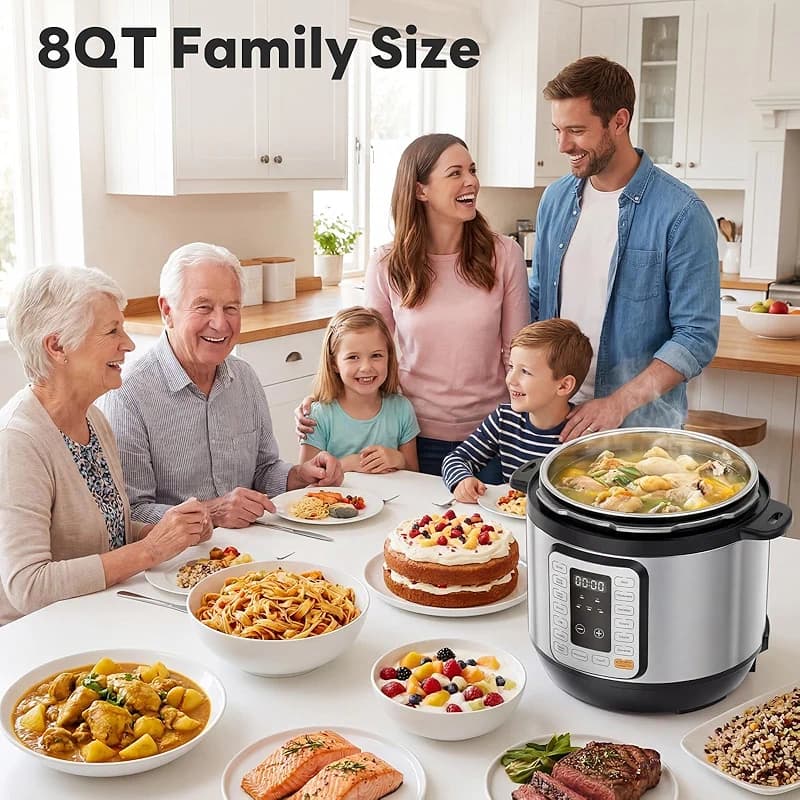 Sweetcrispy 16-in-1 Electric Pressure Cooker 8QT — image 2