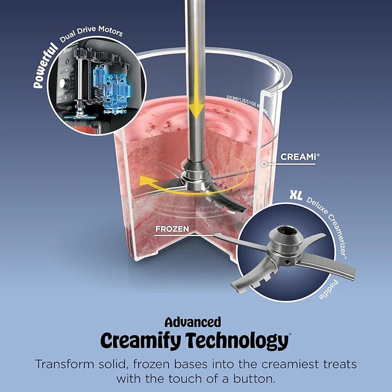 Ninja CREAMi Deluxe Ice Cream Maker | 11-in-1 Create Frozen Desserts — image 7