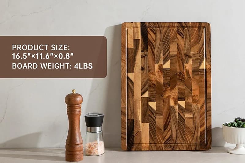 THETCHRY Walnut Cutting Boards for Kitchen — image 2