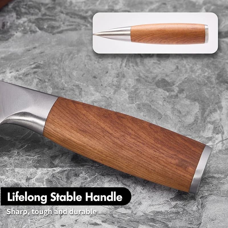 SHI BA ZI ZUO 7 Inches Stainless Steel Meat and Vegetable Cleaver Knife — image 4