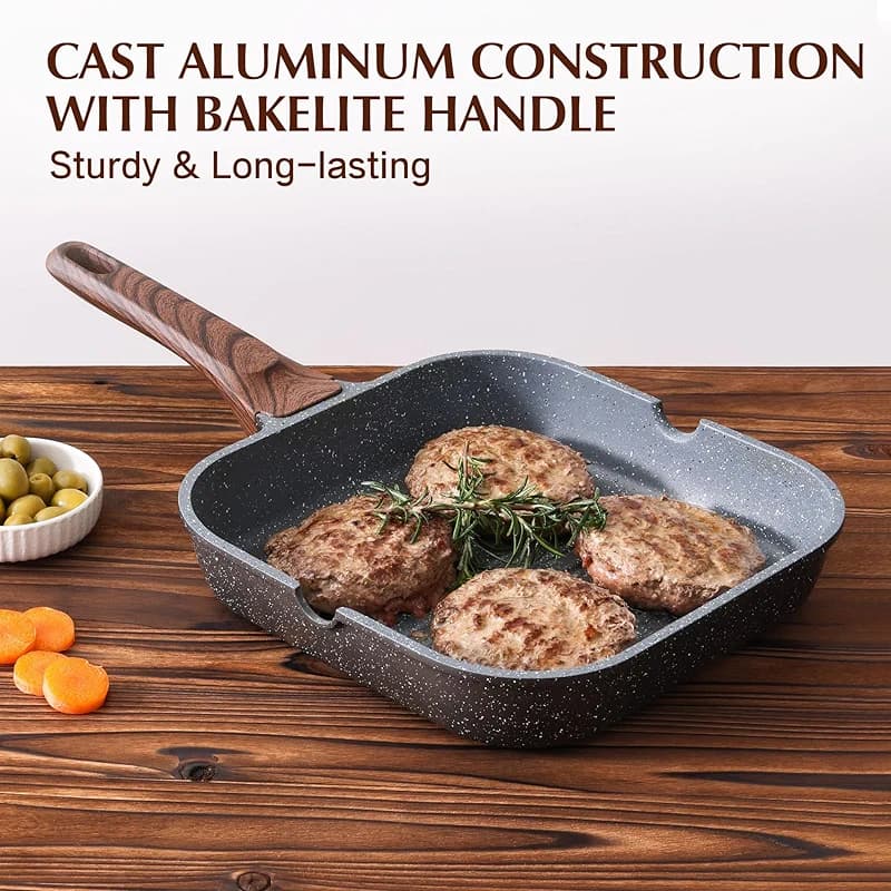 SENSARTE Nonstick Grill Pan for Stove Tops — image 7