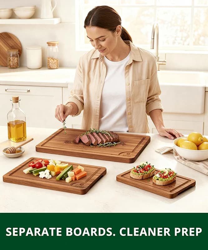 ROYAL CRAFT WOOD Wooden Cutting Boards for Kitchen Meal Prep & Serving — image 2