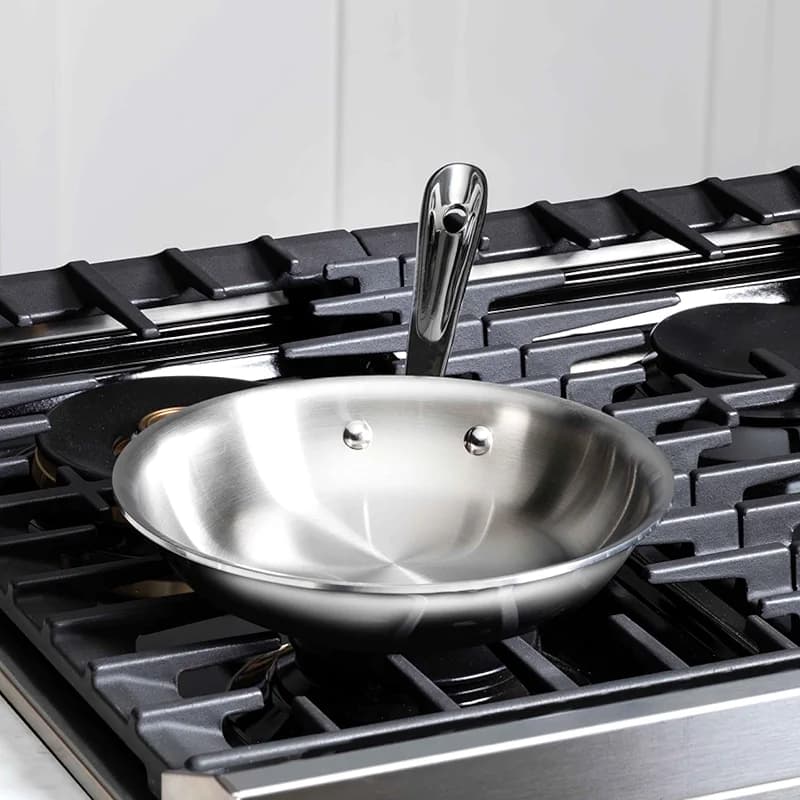 All-Clad D3® Stainless Steel 10 inch Frying Pan Covered- Made in the USA — image 4