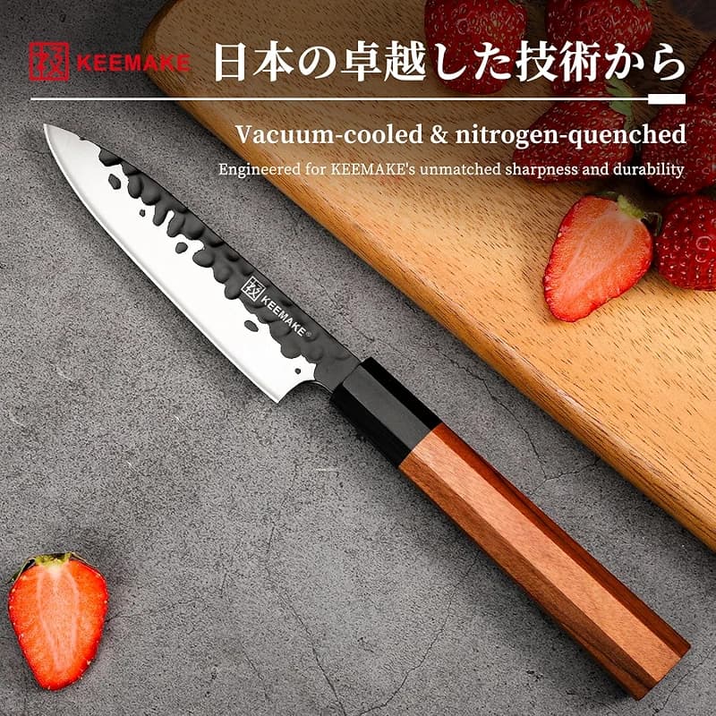 KEEMAKE Paring knife Japanese 4.5 inch Small Kitchen Knife — image 4