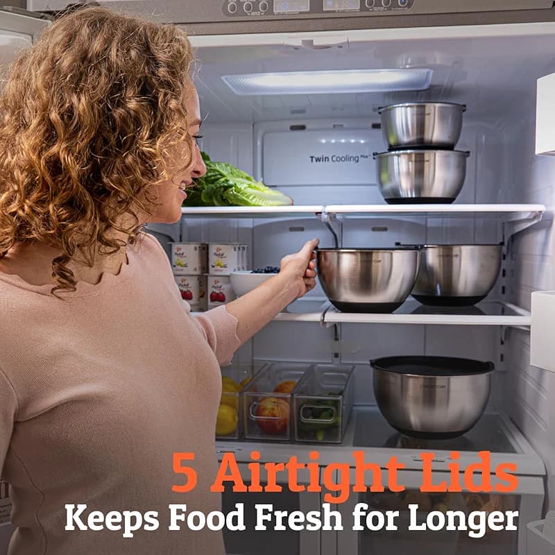 Priority Chef Premium Mixing Bowls With Lids Set — image 8