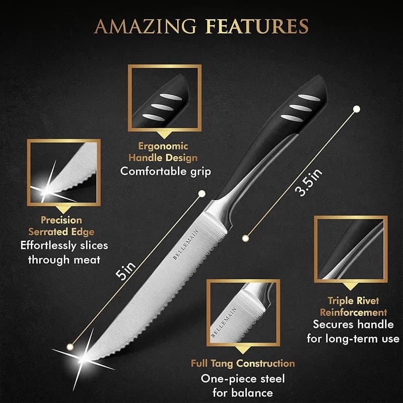 Bellemain Premium Steak Knives Set of 8 — image 5
