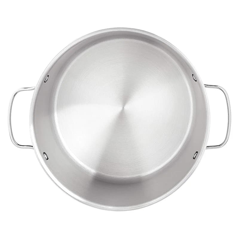 Amazon Basics Stainless Steel Induction Compatible Stock Pot with Glass Lid — image 3