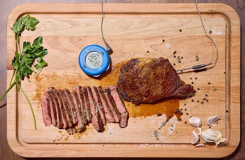 ThermoWorks DOT — Chefs’ Favorite Simple Alarm Thermometer - Dove Grey — image 6