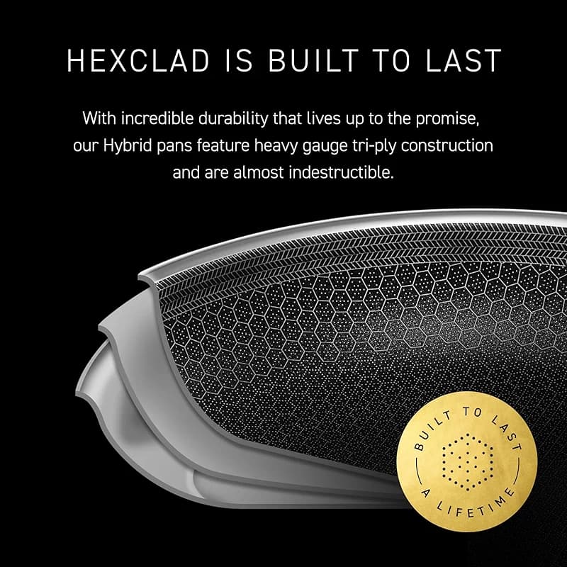 HexClad Hybrid Nonstick 10-Inch Frying Pan — image 5