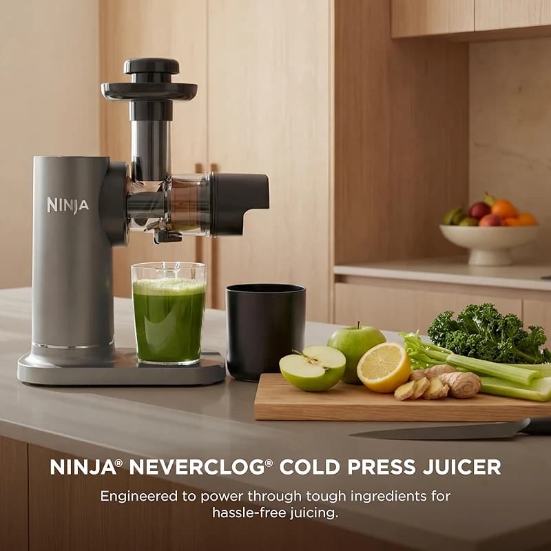 Ninja NeverClog Cold Press Juicer | Powerful Electric Slow Masticating — image 3