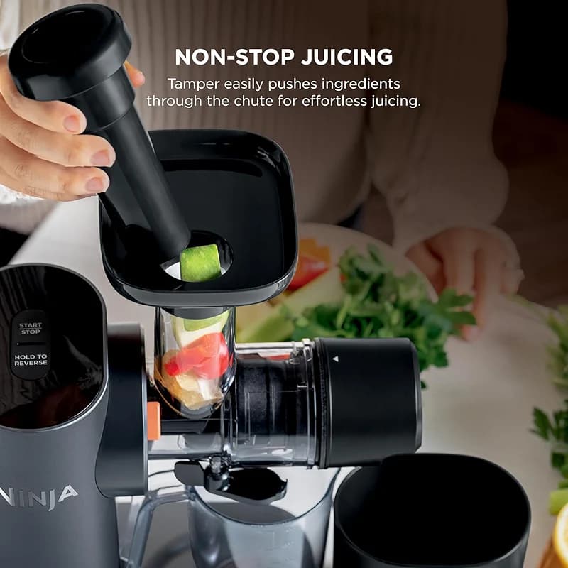 Ninja NeverClog Cold Press Juicer | Powerful Electric Slow Masticating — image 7