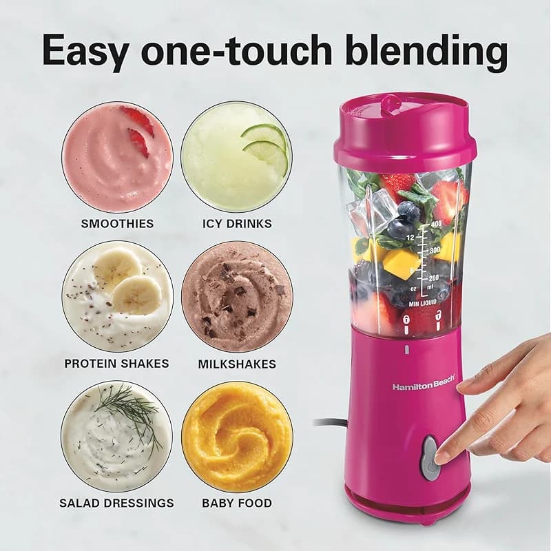 Hamilton Beach Portable Blender for Shakes and Smoothies
