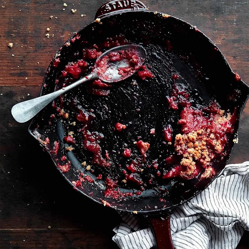 STAUB Cast Iron 11-inch Traditional Skillet - Grenadine — image 4